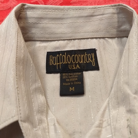 Buffalo Western pearl snap on button down shirt - Picture 4 of 4